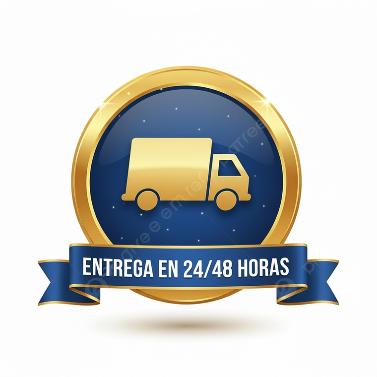 Entrega en 24/48 Horas - Cores Dourado e Azul