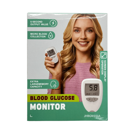 Medidor de Glucosa en Sangre Digital con 50 Tiras y Lancetas – Kit Completo para Control en Casa