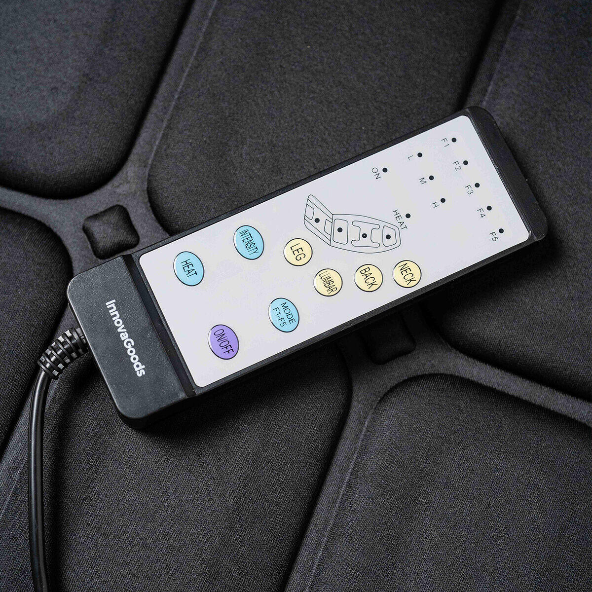 Colchón de Masaje Corporal por Vibración con Calor Lumbar